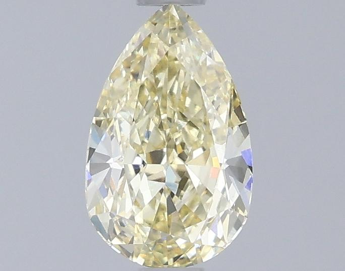 0.94 Ct. Fancy Light Yellow Pear Lab Grown Diamond