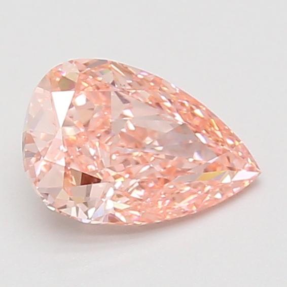1.08 Ct. Fancy Vivid Pink Pear Lab Grown Diamond