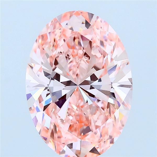 2.05 Ct. Fancy Pink Oval Lab Grown Diamond