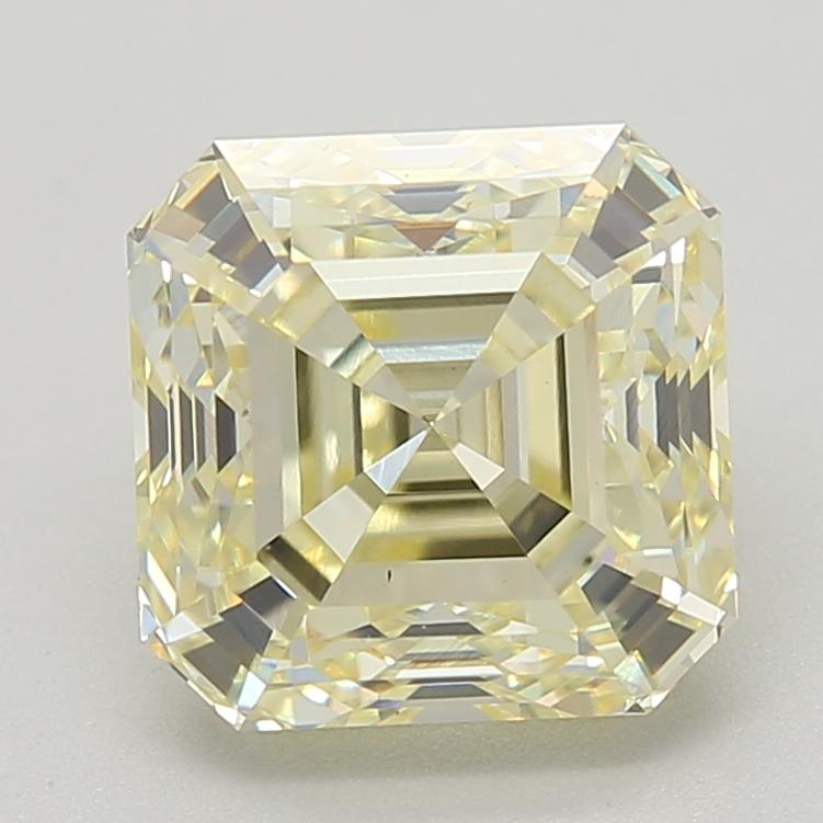 1.73 Ct. Fancy Light Yellow Asscher Lab Grown Diamond