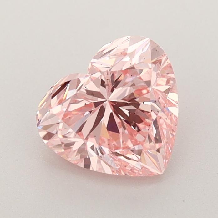 1.21 Ct. Fancy Intense  Pink Heart Lab Grown Diamond
