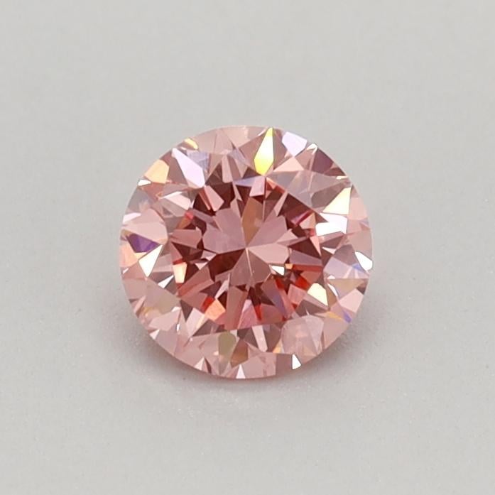 0.31 Ct. Fancy Vivid Pink Round Lab Grown Diamond