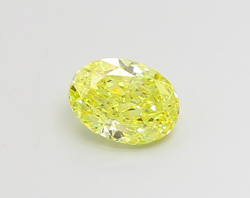 1.05 Ct. Fancy Vivid Yellow Oval Lab Grown Diamond
