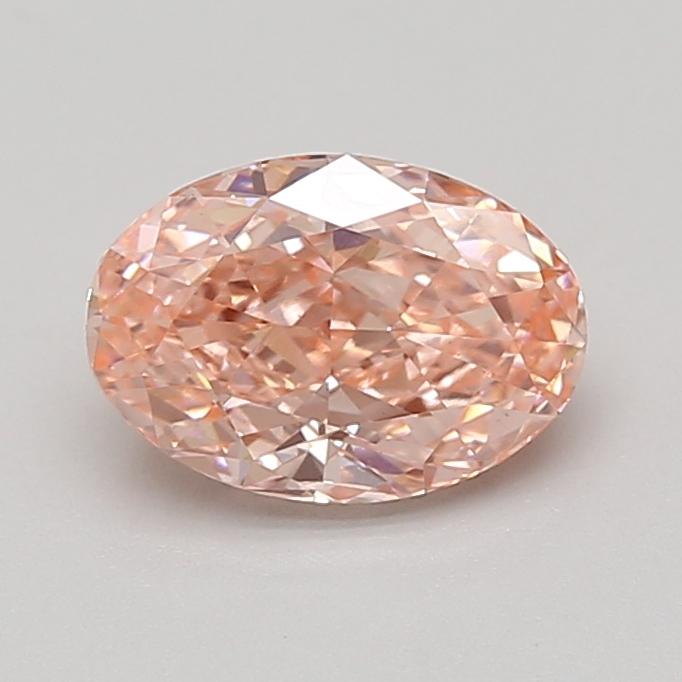 1.51 Ct. Fancy Vivid Pink Oval Lab Grown Diamond