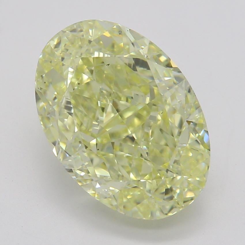 2.58 Ct. Fancy Yellow Oval Diamond