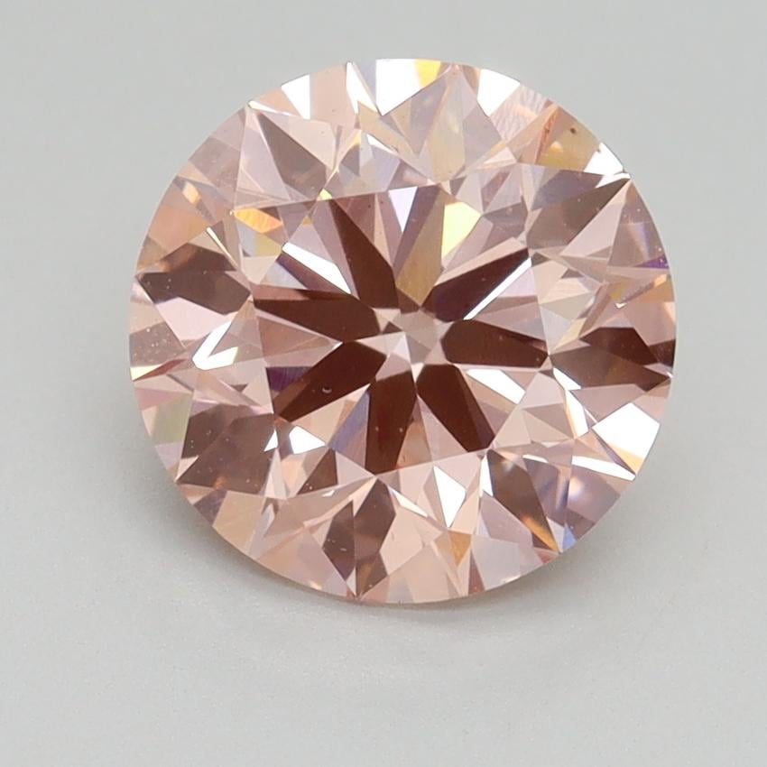 2.29 Ct. Fancy Intense Pink Round Lab Grown Diamond
