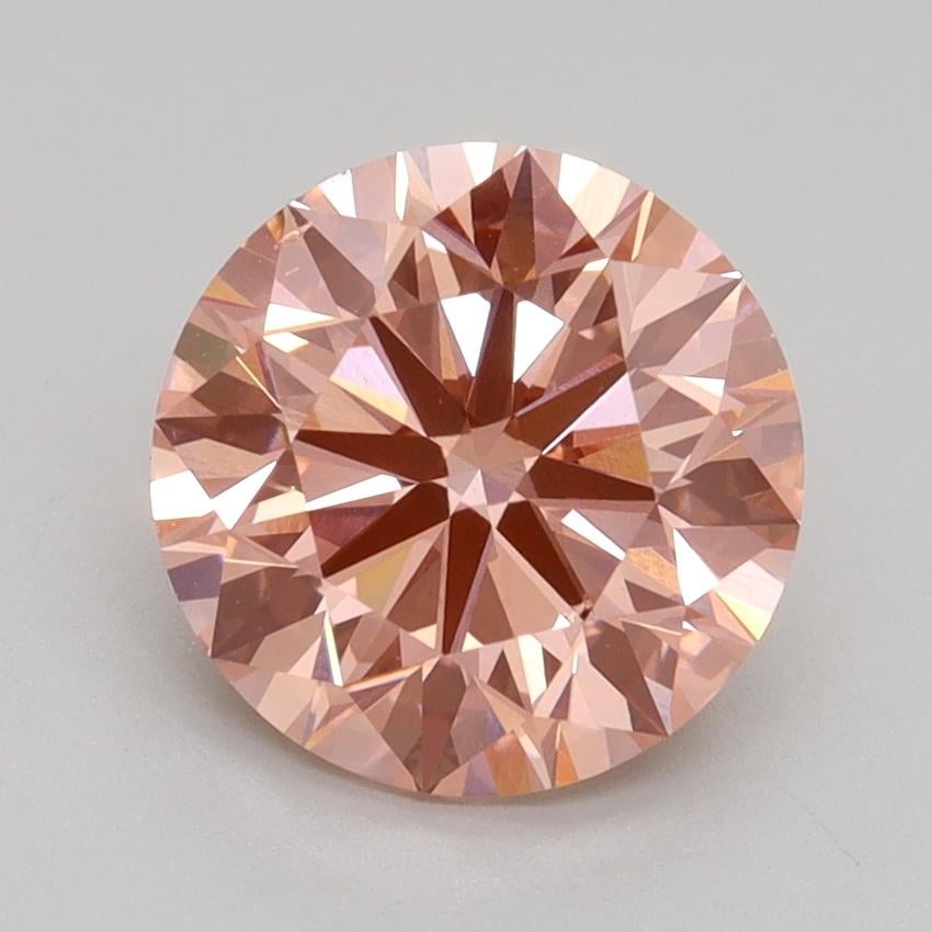2.34 Ct. Fancy Intense Pink Round Lab Grown Diamond