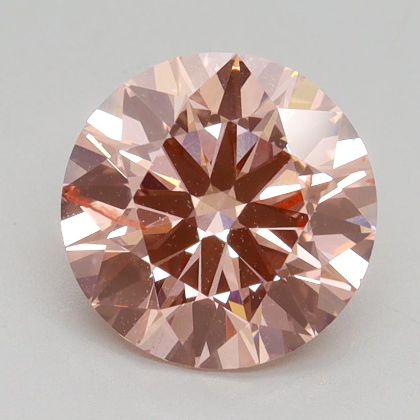 2.00 Ct. Fancy Intense Pink Round Lab Grown Diamond