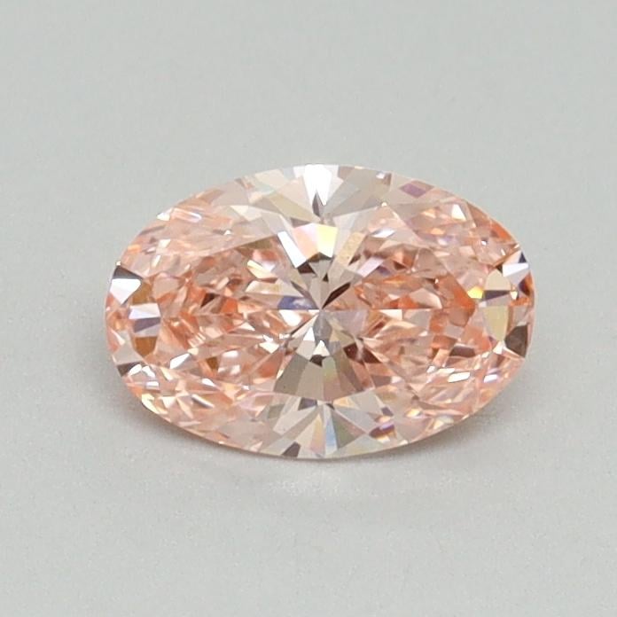0.52 Ct. Fancy Vivid Pink Oval Lab Grown Diamond