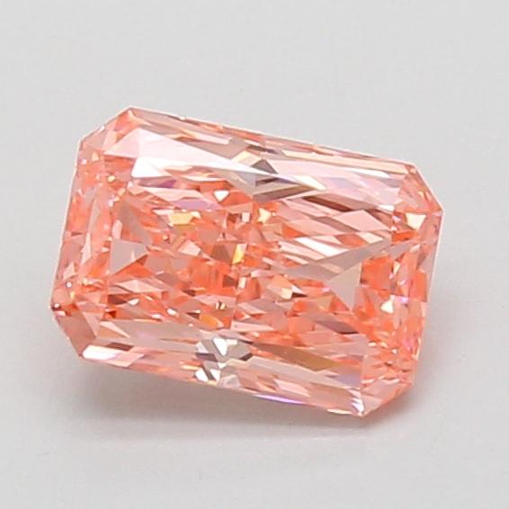 1.10 Ct. Fancy Vivid Pink Radiant Lab Grown Diamond