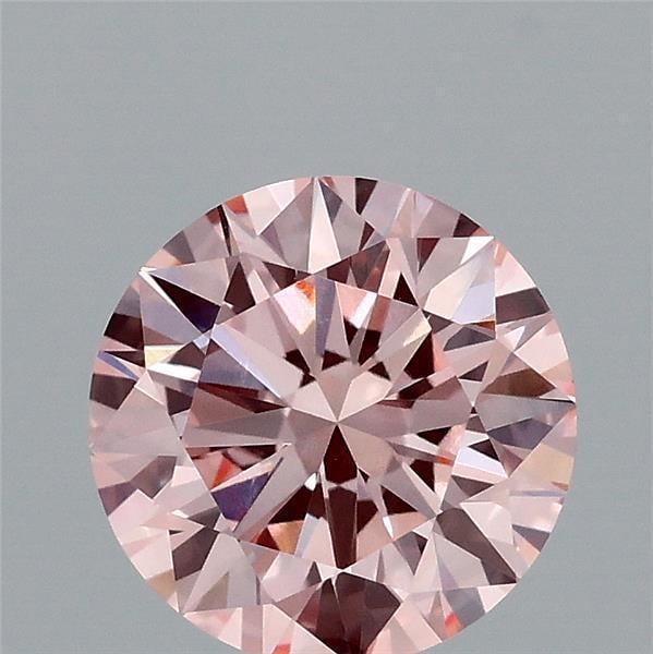 1.50 Ct. Fancy Intense  Pink Round Lab Grown Diamond