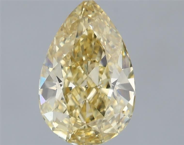 1.54 Ct. Fancy Intense Yellow Pear Lab Grown Diamond