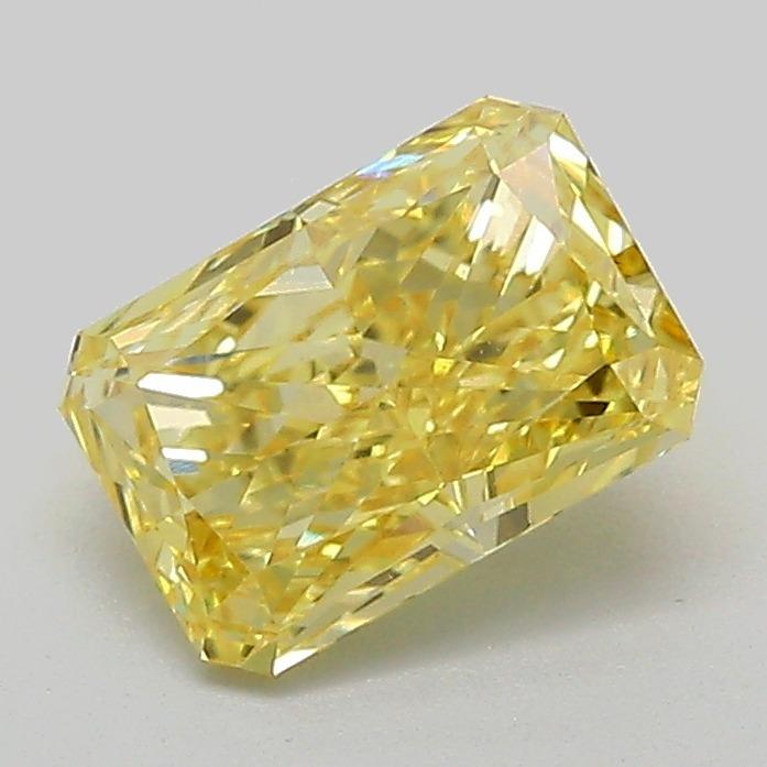1.21 Ct. Fancy Intense  Yellow Radiant Lab Grown Diamond