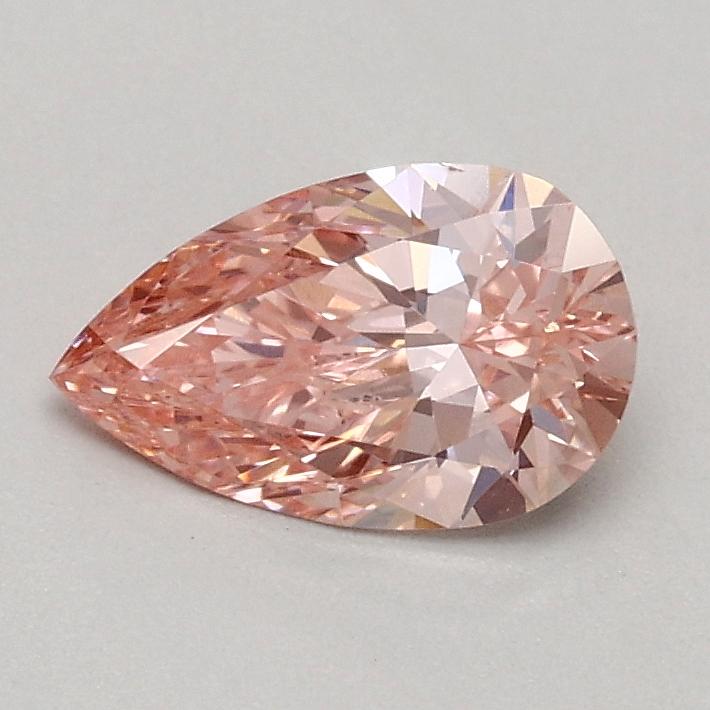 0.51 Ct. Fancy Vivid Pink Pear Lab Grown Diamond
