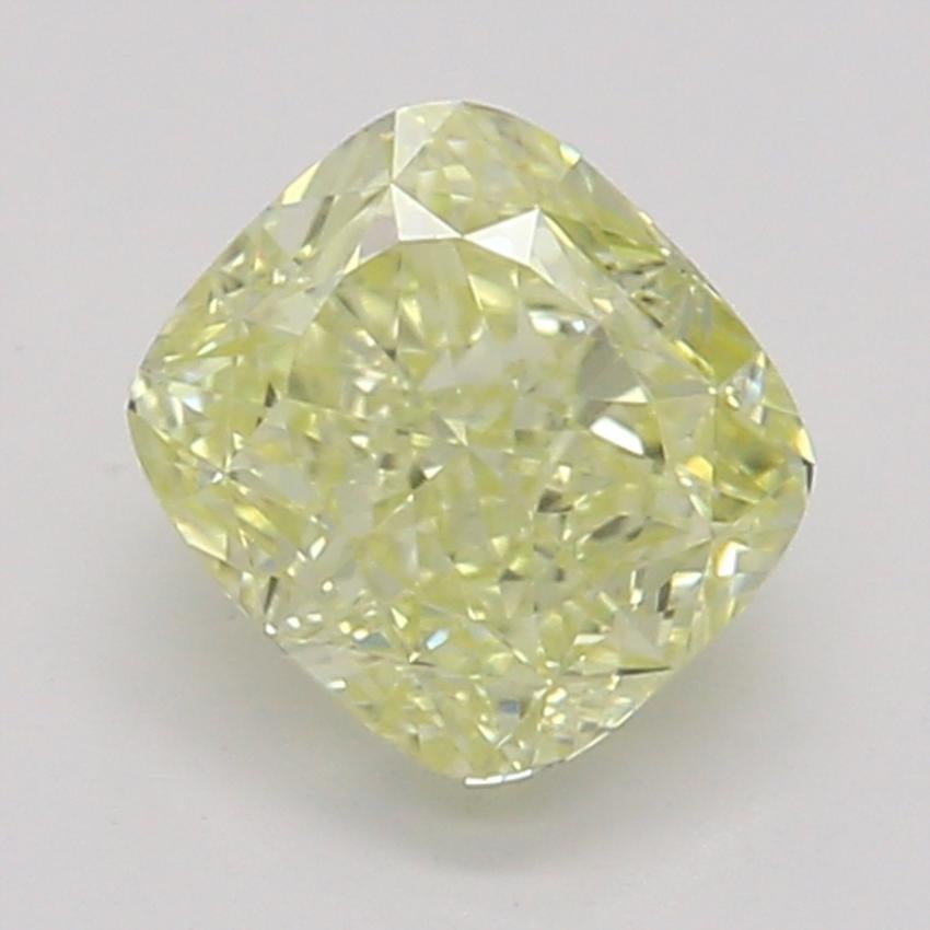 0.50 Ct. Fancy Yellow Cushion Diamond