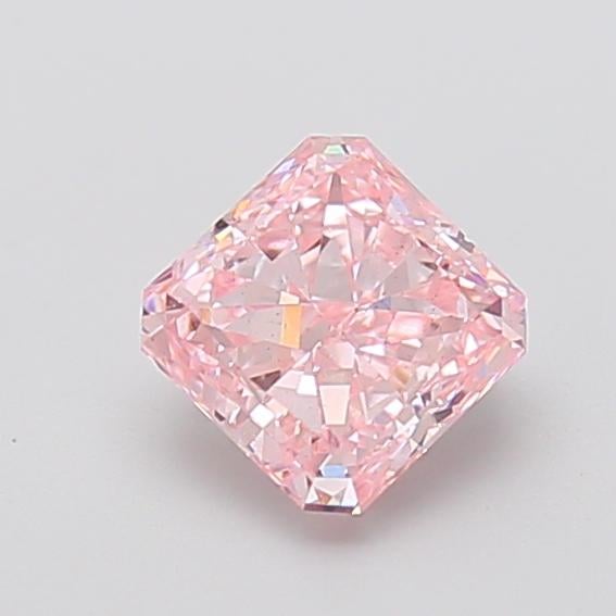 1.50 Ct. Fancy Intense  Pink Radiant Lab Grown Diamond