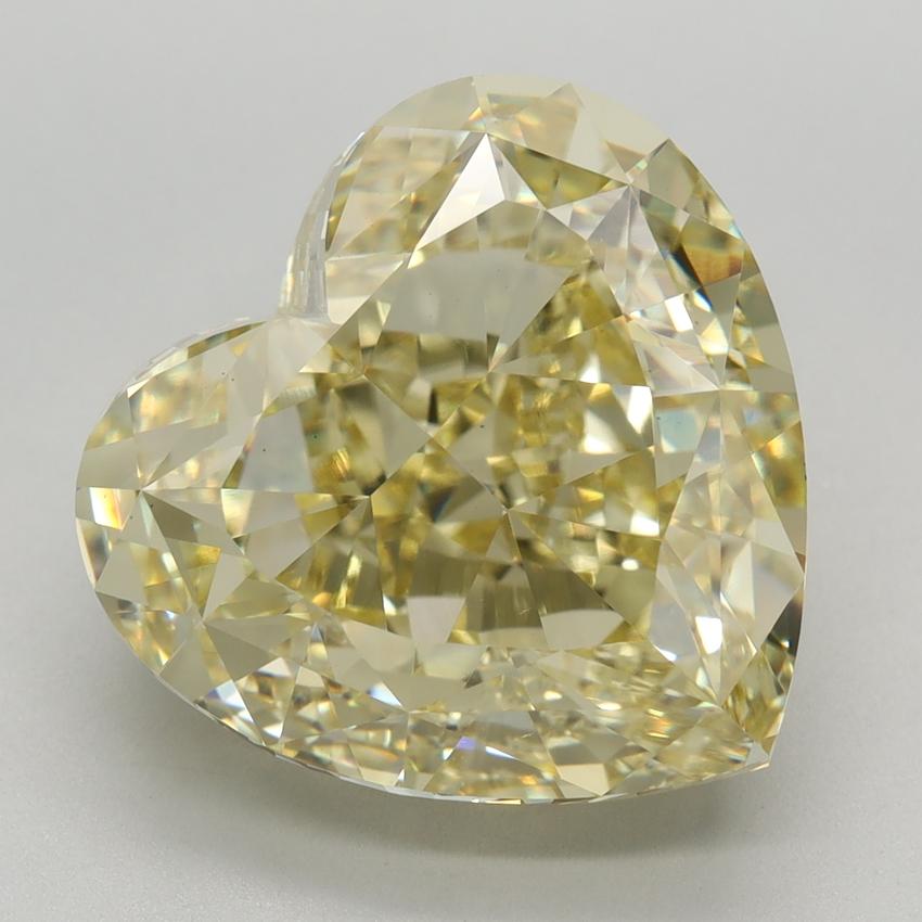 9.23 Ct. Fancy Yellow Heart Lab Grown Diamond
