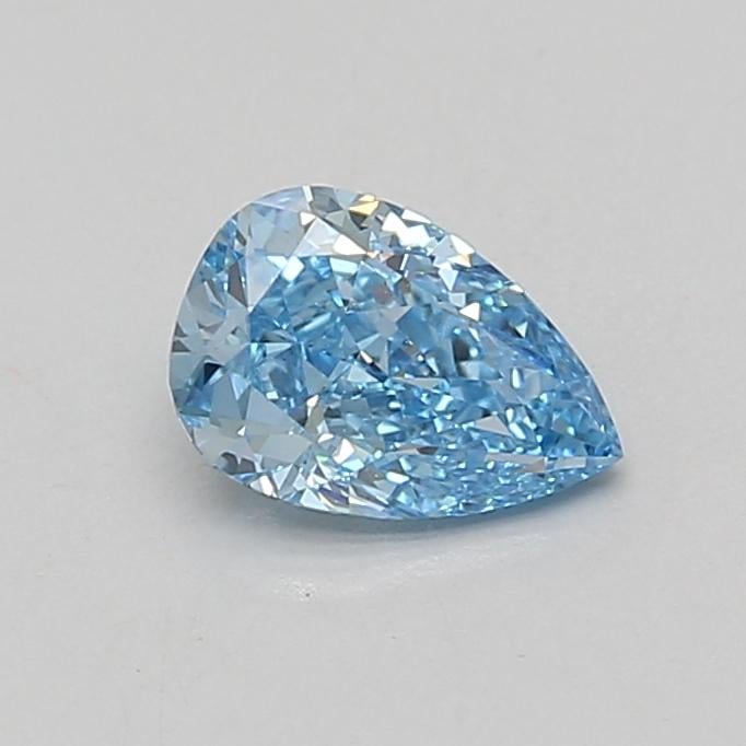 0.99 Ct. Fancy Vivid Blue Pear Lab Grown Diamond