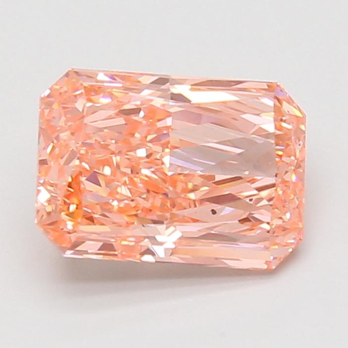 2.69 Ct. Fancy Vivid Pink Radiant Lab Grown Diamond