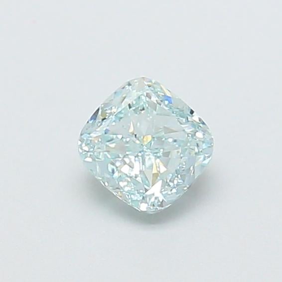 0.52 Ct. Fancy Light  Green Cushion Lab Grown Diamond