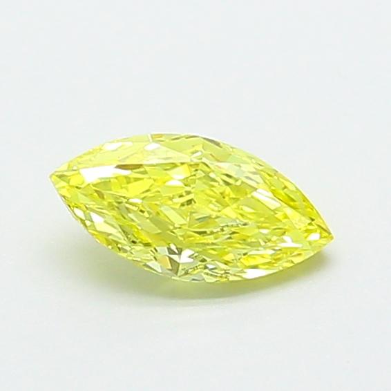 0.52 Ct. Fancy Intense Yellow Marquise Lab Grown Diamond