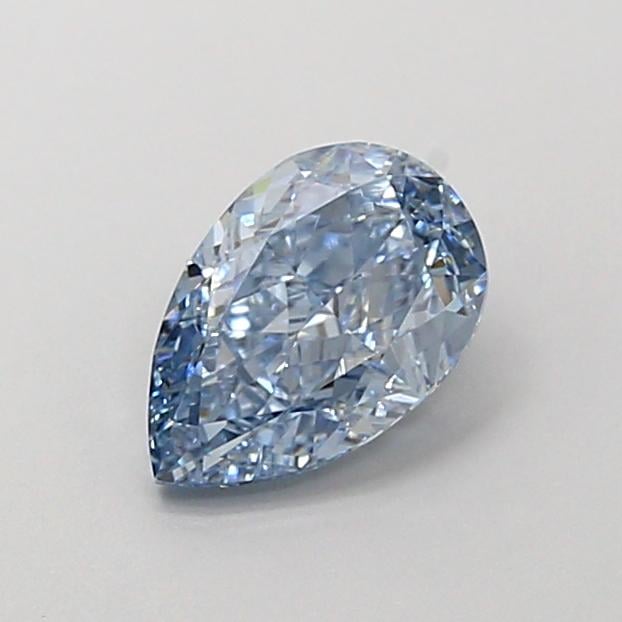 1.00 Ct. Fancy Intense  Blue Pear Lab Grown Diamond
