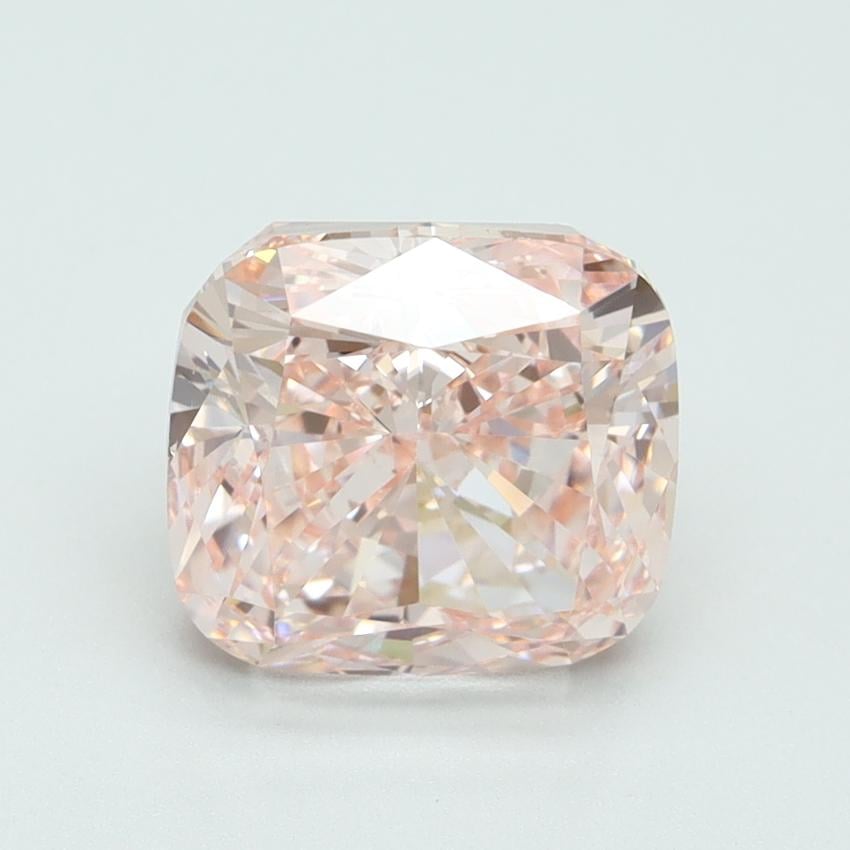 3.50 Ct. Fancy Intense Pink Cushion Lab Grown Diamond