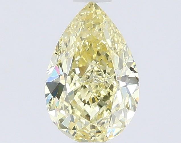0.89 Ct. Fancy Intense  Yellow Pear Lab Grown Diamond