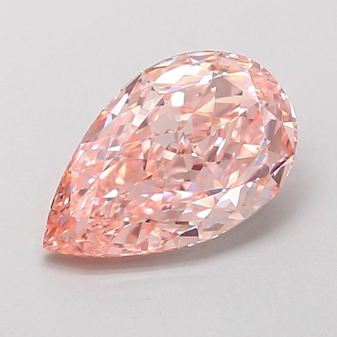 1.82 Ct. Fancy Intense Pink Pear Lab Grown Diamond