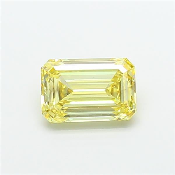 2.04 Ct. Fancy Intense Yellow Emerald Lab Grown Diamond