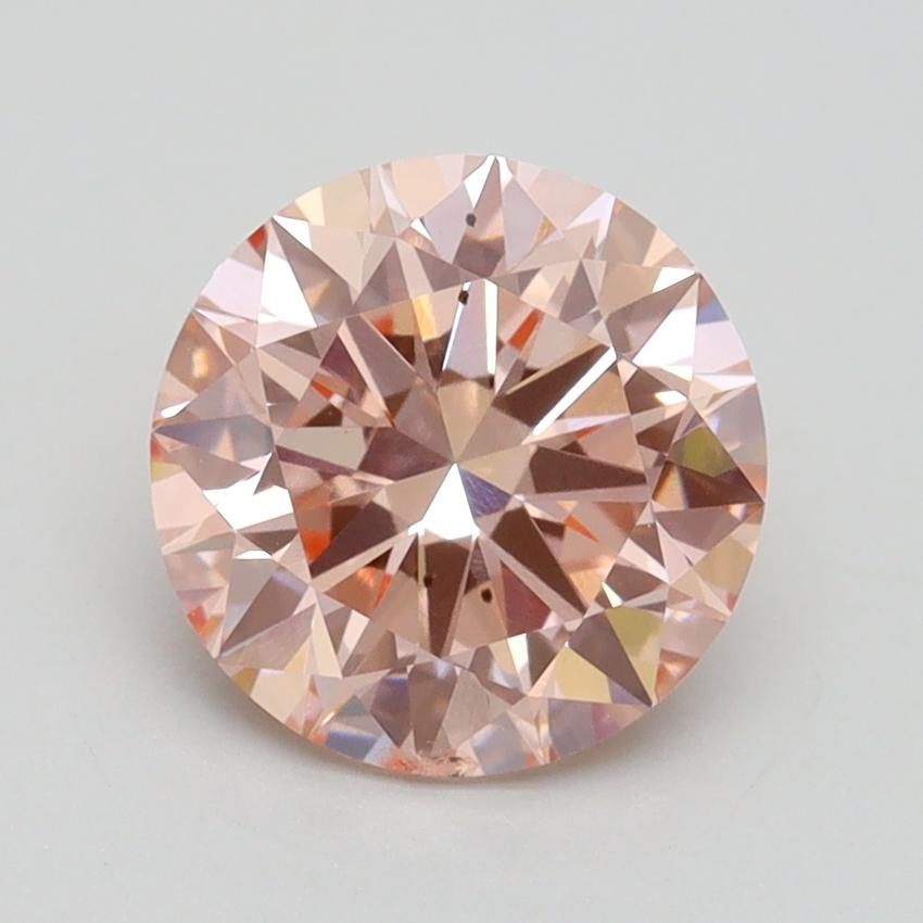 1.87 Ct. Fancy Intense Pink Round Lab Grown Diamond
