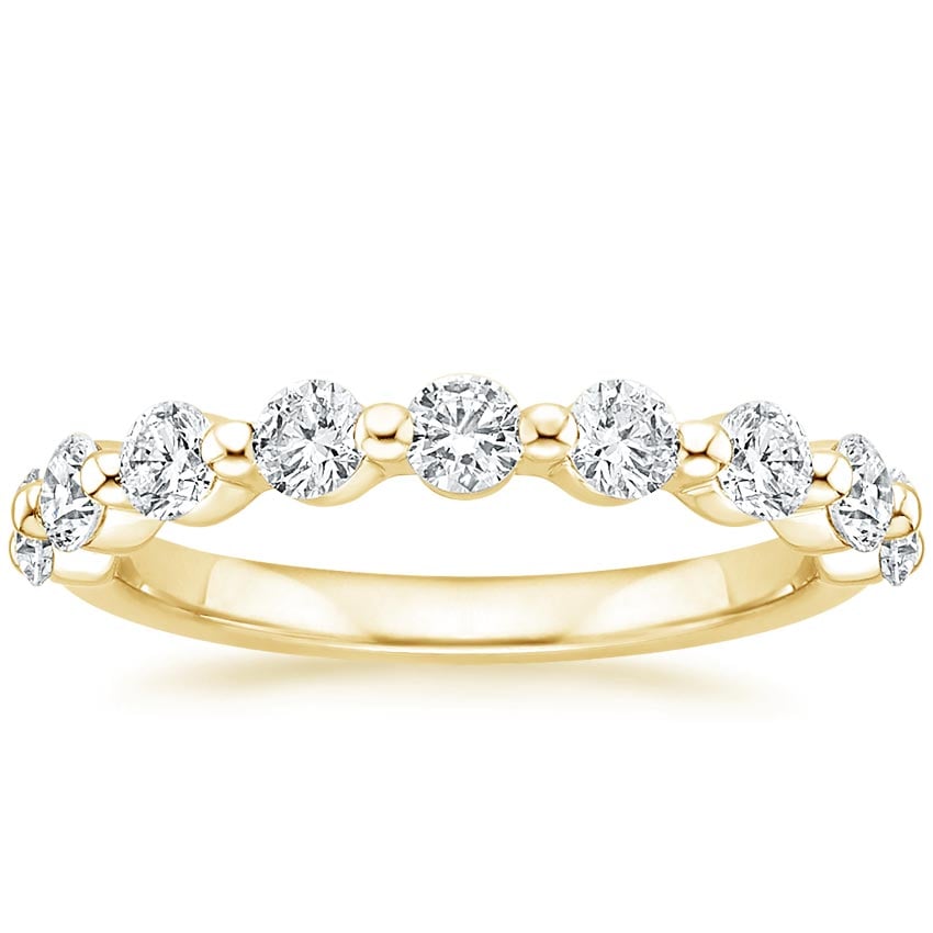18K Yellow Gold Monaco Diamond Ring (3/4 ct. tw.), large top view