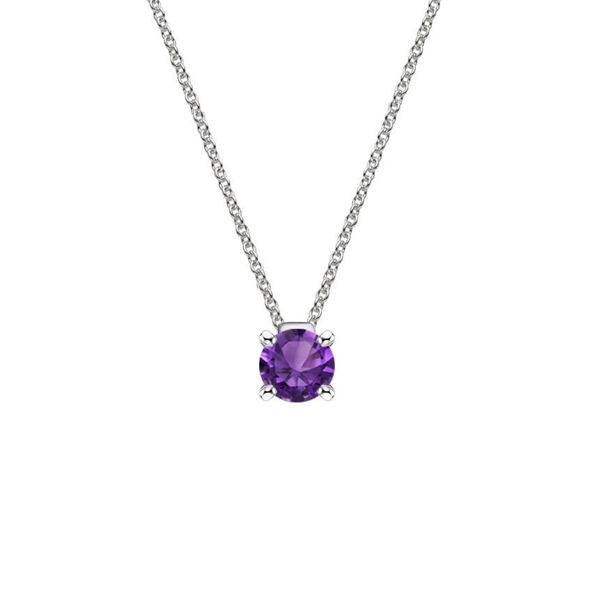 floating amethyst necklace