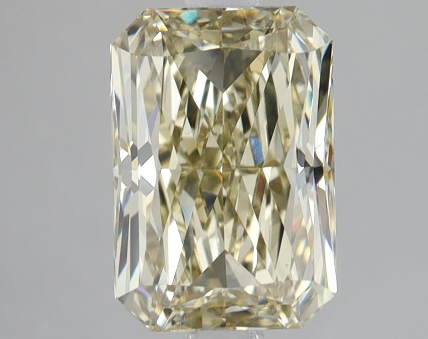 2.55 Ct. Fancy Light Yellow Radiant Lab Grown Diamond