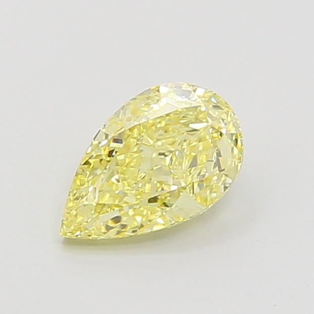 1.01 Ct. Fancy Intense Yellow Pear Lab Grown Diamond