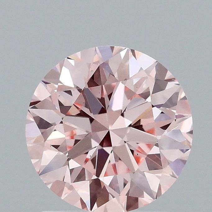 1.56 Ct. Fancy Intense Pink Round Lab Grown Diamond
