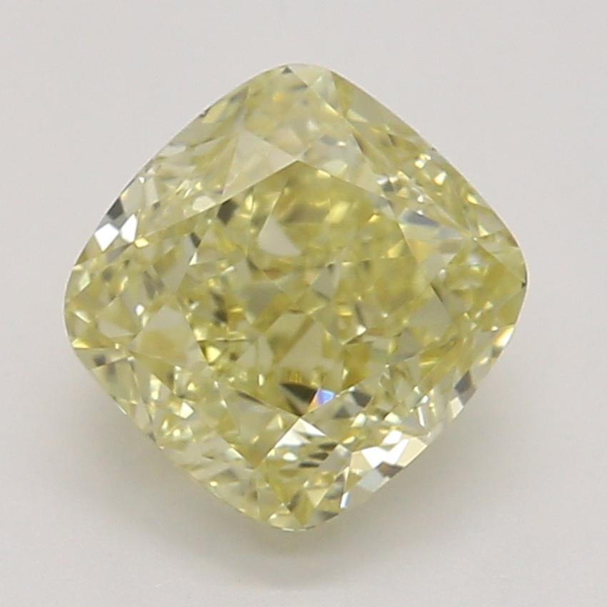 0.72 Ct. Fancy Intense Yellow Cushion Diamond