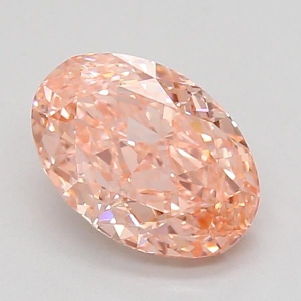 1.55 Ct. Fancy Vivid Pink Oval Lab Grown Diamond