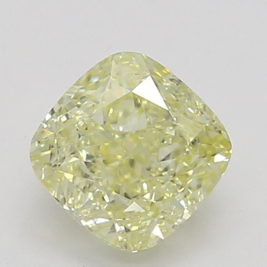 0.54 Ct. Fancy Yellow Cushion Diamond
