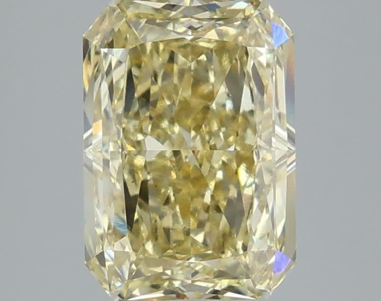 3.07 Ct. Fancy Yellow Radiant Lab Grown Diamond
