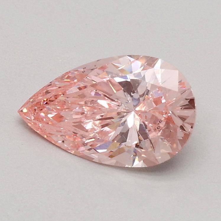 0.60 Ct. Fancy Intense Pink Pear Lab Grown Diamond