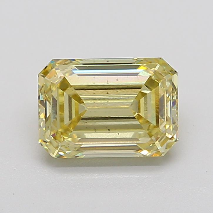 3.06 Ct. Fancy Yellow Emerald Lab Grown Diamond