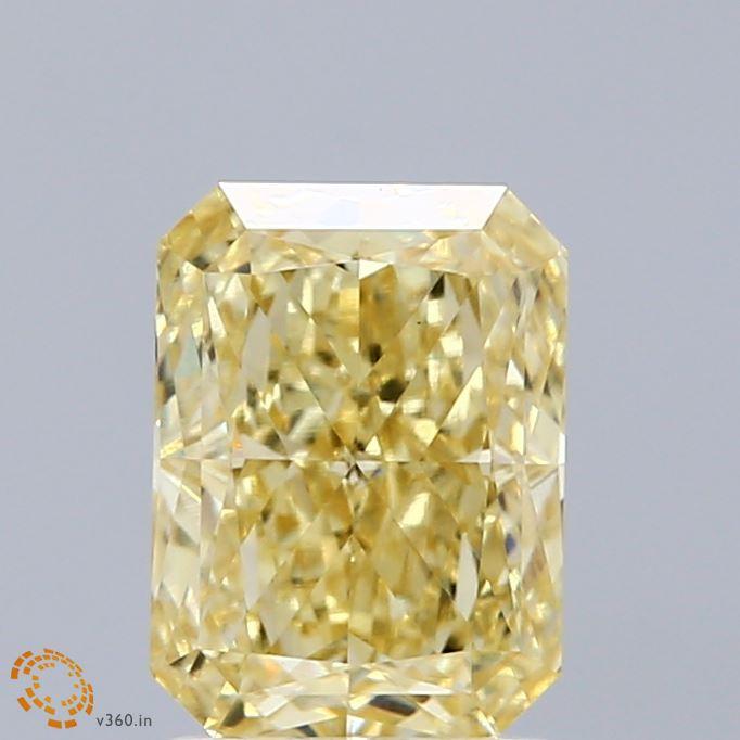 2.19 Ct. Fancy Intense Yellow Radiant Lab Grown Diamond