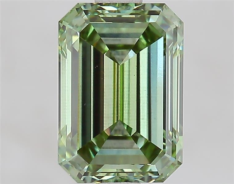 1.92 Ct. Fancy Vivid  Green Emerald Lab Grown Diamond