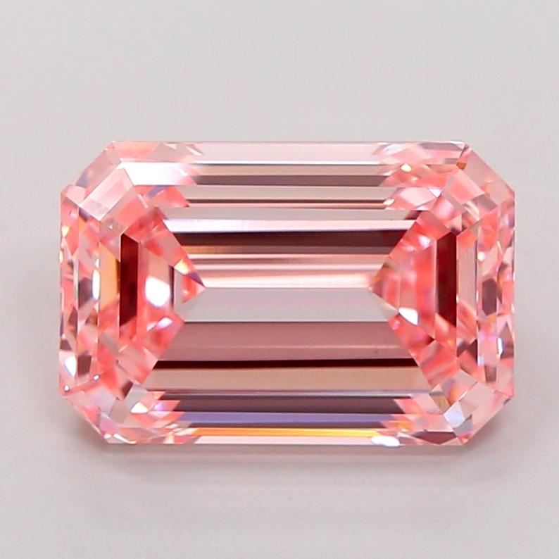 5.01 Ct. Fancy Intense Pink Emerald Lab Grown Diamond