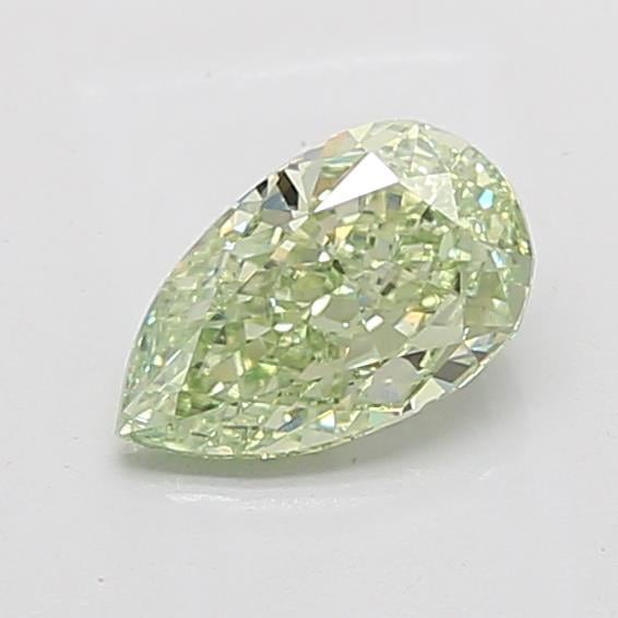 1.60 Ct. Fancy Intense Yellowish Green Pear Lab Grown Diamond