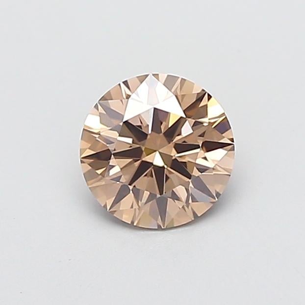 1.02 Ct. Fancy Light  Brown Round Lab Grown Diamond
