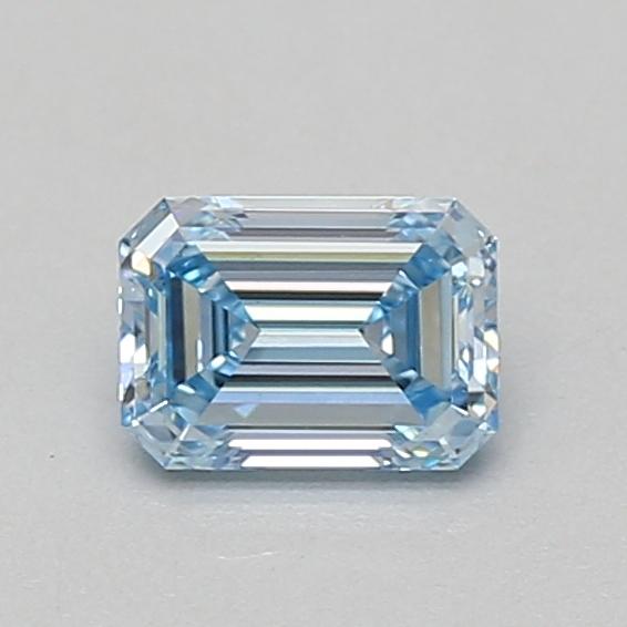 0.68 Ct. Fancy Vivid Blue Emerald Lab Grown Diamond