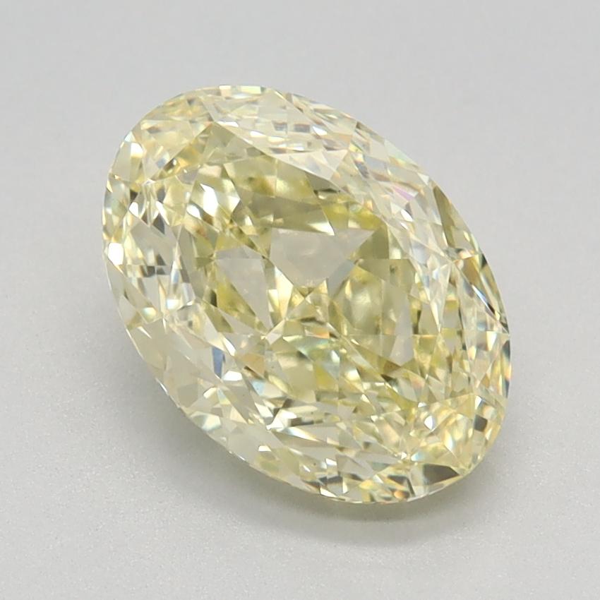 1.84 Ct. Fancy Intense Yellow Oval Lab Grown Diamond