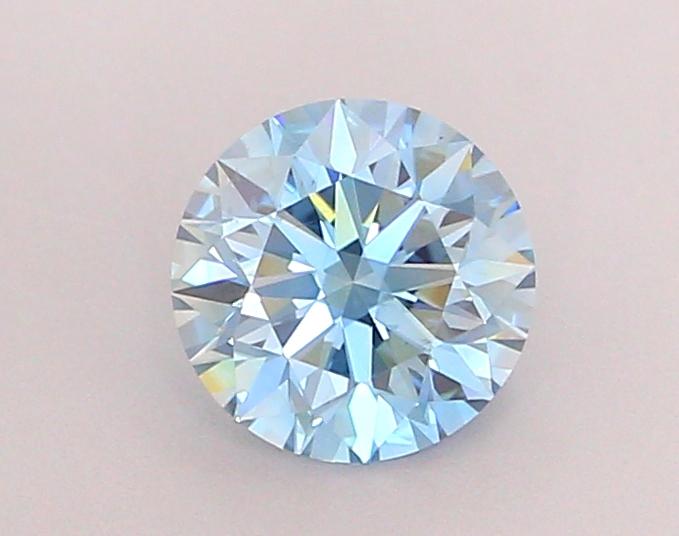 1.06 Ct. Fancy Vivid Blue Round Lab Grown Diamond